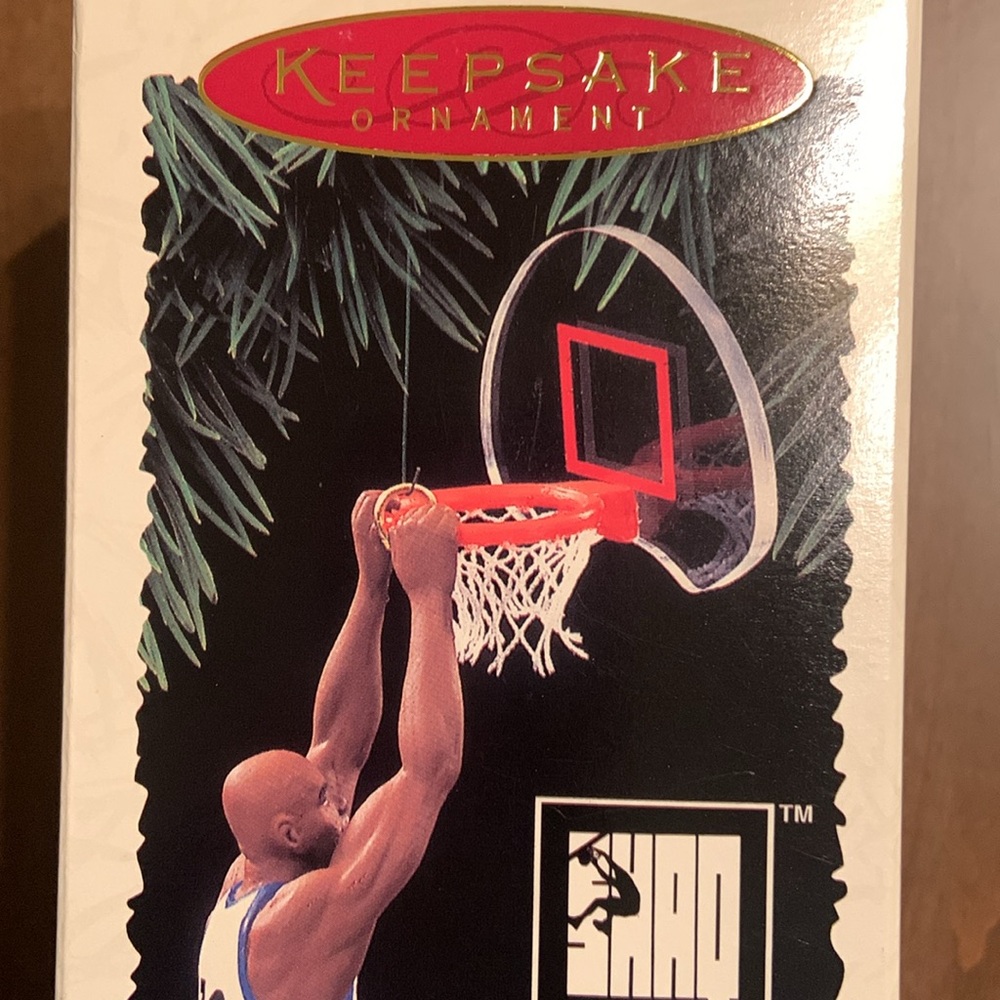 Copy Like  New Shaquille O’Neal Keepsake Ornament-1995-1st in Hoops Stars Series